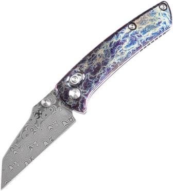 Kansept Little Main Street Lockblade Pocket Knife Damascus - K2015V1