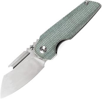 K2048A3 Kansept Rafe Linerlock Pocket Knife Green Micarta