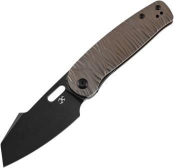 K2111A4 Kansept Orlok Nested Linerlock Pocket Knife Bronze