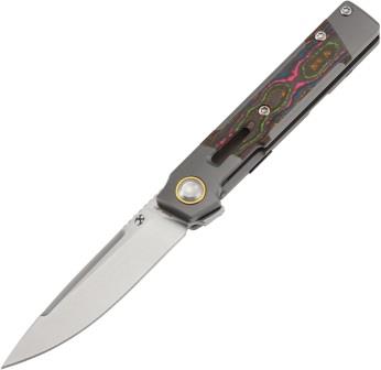 K2123A3 Kansept Kitpu Framelock Pocket Knife 80s Camo