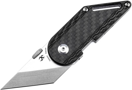K3045A2 Kansept Pinkerton Dash Linerlock Pocket Knife Carbon Fiber