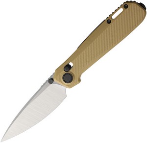 KARB127 KARBON Terminal Pocket Knife Desert Tan G10 14C28N