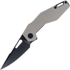 Ketuo Woody Linerlock Pocket Knife White G10 - KETM0116