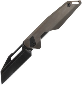 Ketuo Akimbo Framelock Pocket Knife Bronze Stonewash - KETM0121