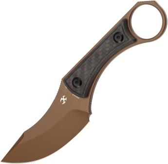 Kansept Niko Fixed Blade Knife Twill Carbon Fiber - KG004A9