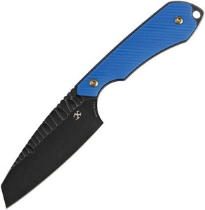 KG019A4 Kansept Valk Fixed Blade Knife Blue G10