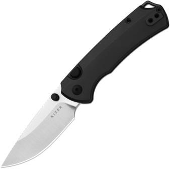 Kizer T1 Button Linerlock Pocket Knife Black - KI34902BDA1
