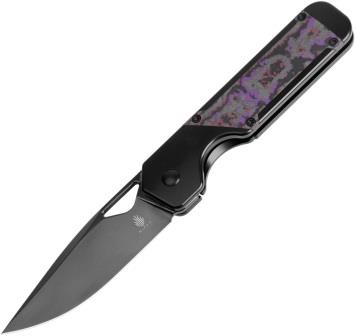KI3634A2 Kizer Cutlery Militaw Framelock Pocket Knife Fat Carbon