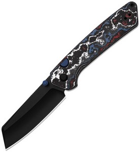 KI3693A1 Kizer Madrac Button Linerlock Pocket Knife Nebula