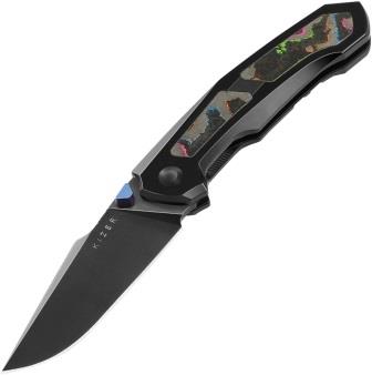 KI3694A3 Kizer Cutlery Feweed Framelock Pocket Knife
