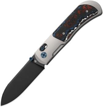 KI4761A2 Kizer Tycho Clutch Lock Pocket Knife Fat Carbon Fiber