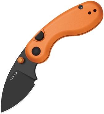 KIV2742A3 Kizer Microbe Button Linerlock Pocket Knife