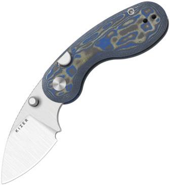 KIV2742A6 Kizer Microbe Button Linerlock Pocket Knife