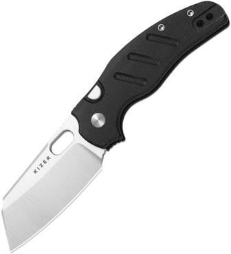 KIV348829BSA2 Kizer C01C 2.9 Button Linerlock Pocket Knife