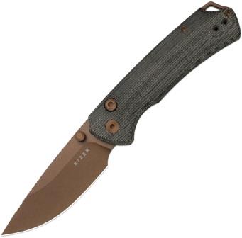 KIV34902BA2 Kizer T1 BD Button Lock Pocket Knife Black