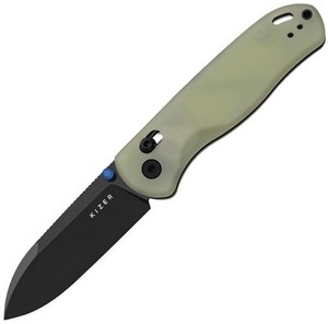 KIV3619A21 Kizer Drop Bear Clutch Lock Pocket Knife Glow