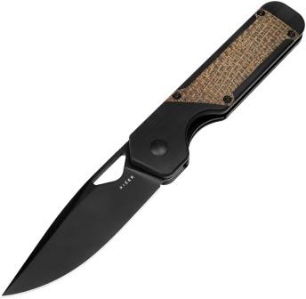 KIV3634A1 Kizer Cutlery Militaw Framelock Pocket Knife Green Micarta