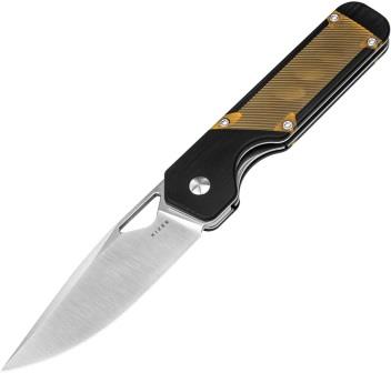 Kizer Cutlery Militaw Framelock Pocket Knife Black G10/PEI - KIV3634C1