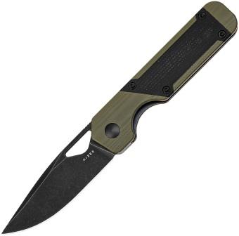 KIV3634SA5 Kizer Cutlery Mini Militaw Framelock Pocket Knife Green