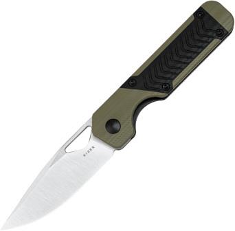 KIV3634SA6 Kizer Cutlery Mini Militaw Framelock Pocket Knife Green