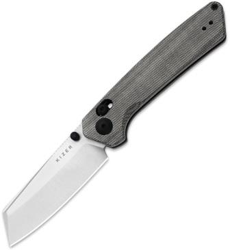 Kizer Madrac Clutch Lock Pocket Knife Black Micarta - KIV3693A3