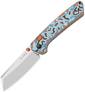 KIV3693BSA2 Kizer Madrac Button Linerlock Pocket Knife Vortex