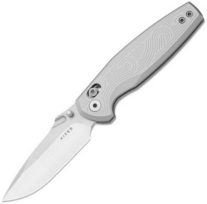 KIV3791A3 Kizer Khamsin Clutch Lock Pocket Knife Gray