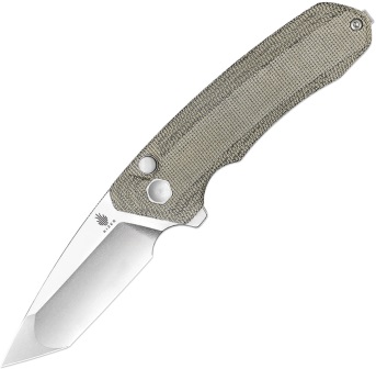 KIV4602C2 Kizer Cutlery Mad Tanto Button Lock Pocket Knife