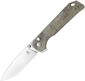 KIV5458C2 Kizer Cutlery Begleiter XL Button Lock Pocket Knife