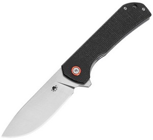 KKNJ305BK Klaken Drake Button Lock Pocket Knife Black