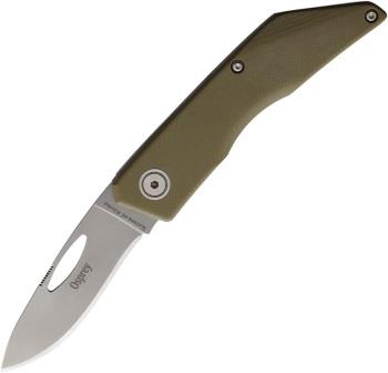 KOA00414FG Knives Of Alaska Osprey Slip Joint Pocket Knife OD Green