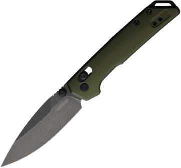 KS2051OLBW Kershaw Mini Iridium Dura Lock Pocket Knife OD Green