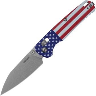 Kershaw Knives Bel Air DuraLock Pocket Knife Flag - KS6105USA