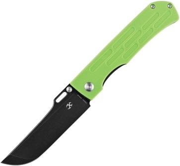KT1041A1 Kansept Knives Reedus Linerlock Pocket Knife Green G10