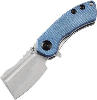 KT3030M1 Kansept Miniature Korvid Linerlock Pocket Knife Micarta