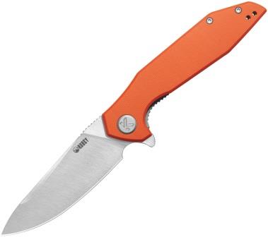 Kubey Nova Linerlock Pocket Knife Orange - KUB117M