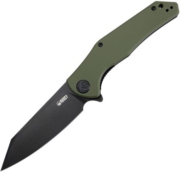 KUB158F Kubey Flash Linerlock Pocket Knife OD Green