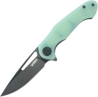 KUB210K Kubey Dugu Linerlock Pocket Knife Black Jade G10