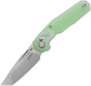 KUB237F1 Kubey Carve Nest Linerlock Pocket Knife Jade