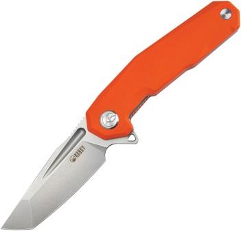 Kubey Carve Nest Linerlock Pocket Knife Orange - KUB237I