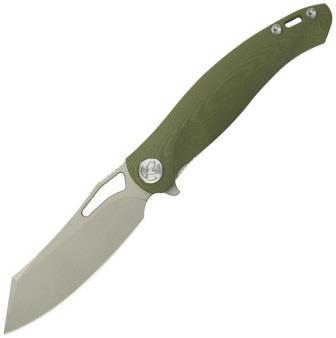 KUB239B Kubey Drake Linerlock Pocket Knife Green G10