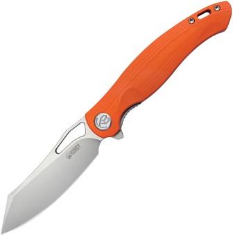 KUB239G Kubey Drake Linerlock Pocket Knife Orange G10