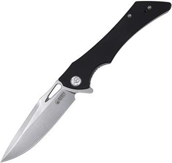 KUB245D Kubey Raven Linerlock Pocket Knife Black
