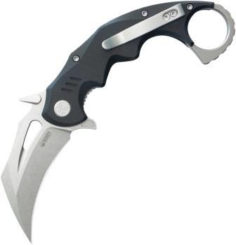 Kubey Miniature Wrath Karambit Linerlock Pocket Knife Black - KUB262A
