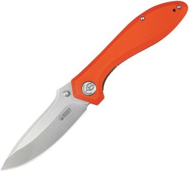 Kubey Ruckus Linerlock Pocket Knife Orange - KUB314H