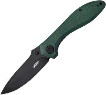 Kubey Ruckus Linerlock Pocket Knife Green - KUB314L