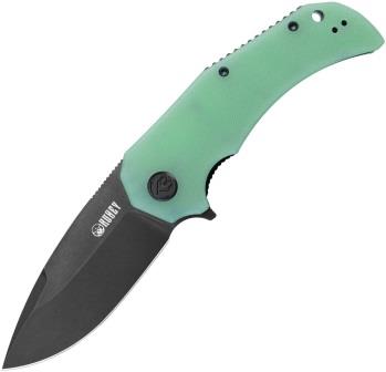 KUB319C Kubey Bravo 1 Linerlock Pocket Knife Jade Black