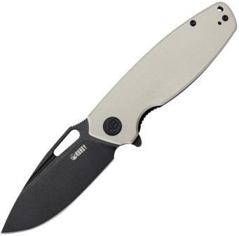 KUB322H Kubey Tityus Linerlock Pocket Knife Ivory