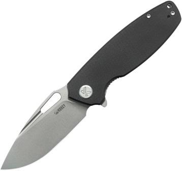Kubey Tityus Linerlock Pocket Knife Black G10 - KUB322O