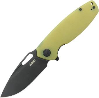 Kubey Tityus Linerlock Pocket Knife Yellow - KUB322Z
